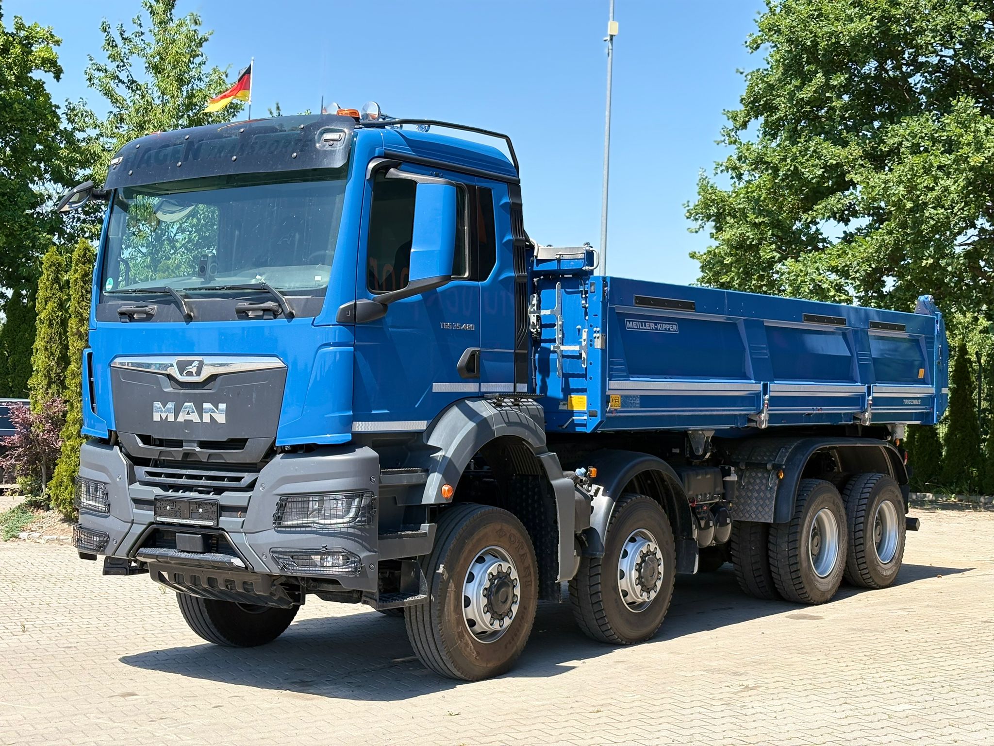 MAN TGS 35.480 8x8 EURO6|WYWROTKA TRÓJSTRONNA Z BORDMATIKIEM